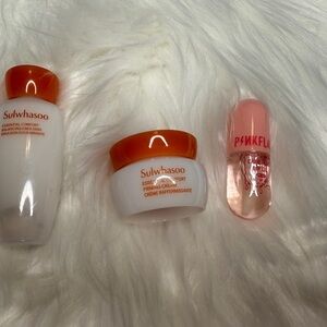 Sulwhasoo ESSENTIAL CONFORT EMULSION/ FIRMING CREAM Set with Pinkflash Lip oil